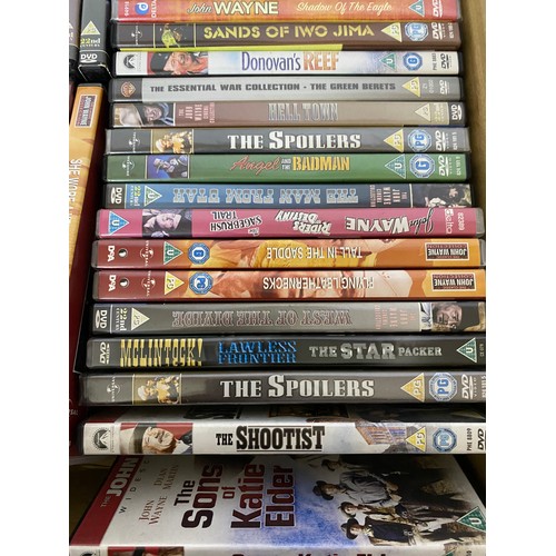 80 - Large collection of John Wayne DVD's