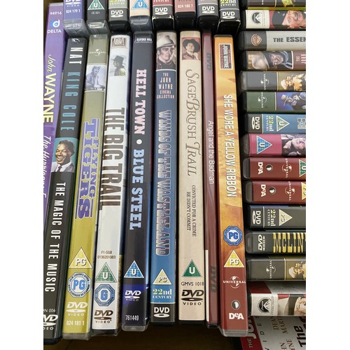 80 - Large collection of John Wayne DVD's