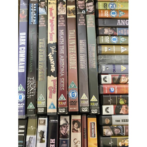 80 - Large collection of John Wayne DVD's