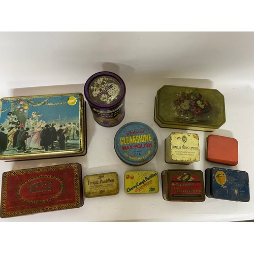 84 - Collection of old advertising tins