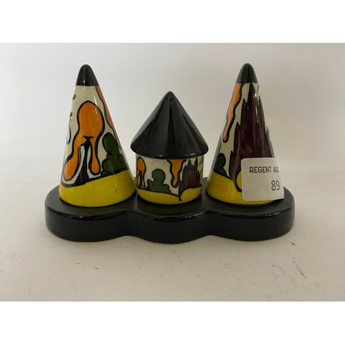 89 - Lorna Bailey 4 piece cruet set