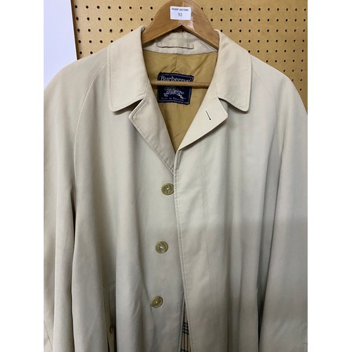 92 - Genuine ladies Burberry long coat