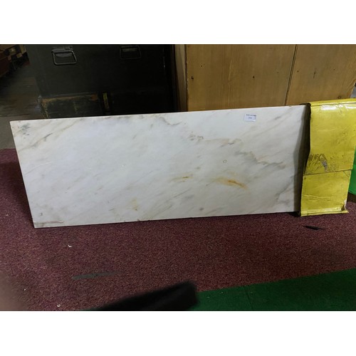 332 - Antique Marble Hearth for fireplace measures 37x115cms