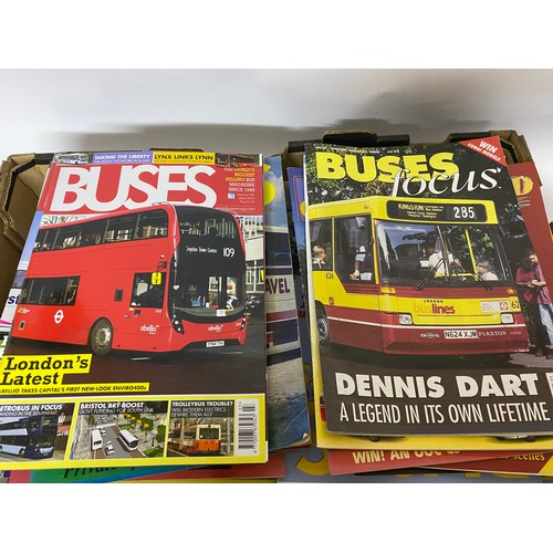 422 - Large collection of bus magazines