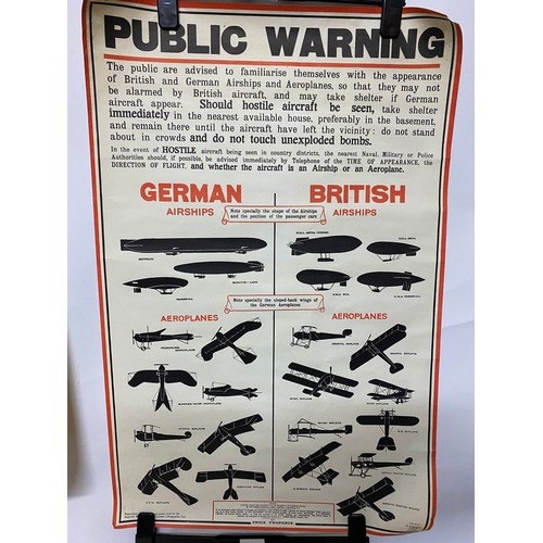 433 - 2 x iconic vintage reproduced posters of classic WW1 posters measuring 51 x 76 cms and a vintage pos... 