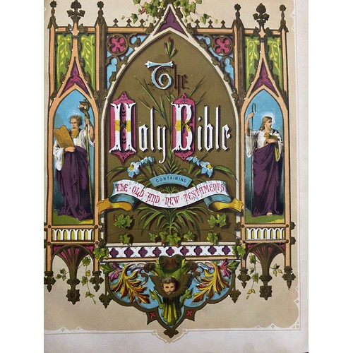 452 - Large Browns self interpreting family bible