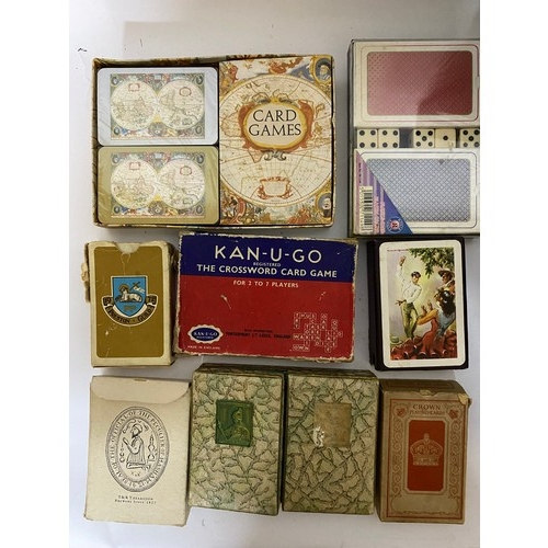 8 - Collection of vintage playing cards.