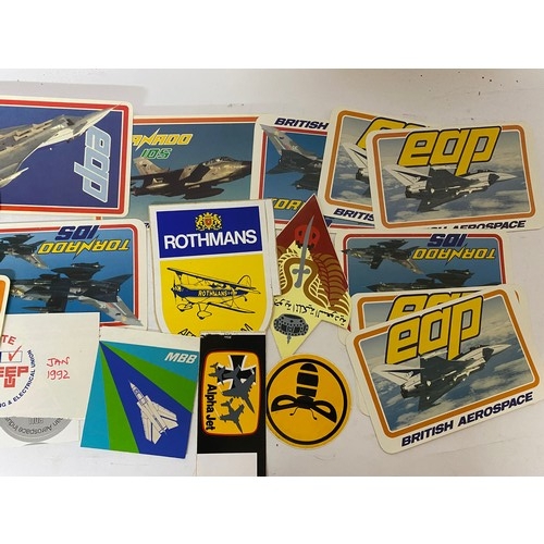 68 - Collection of RAF and British Aerospsce stickers