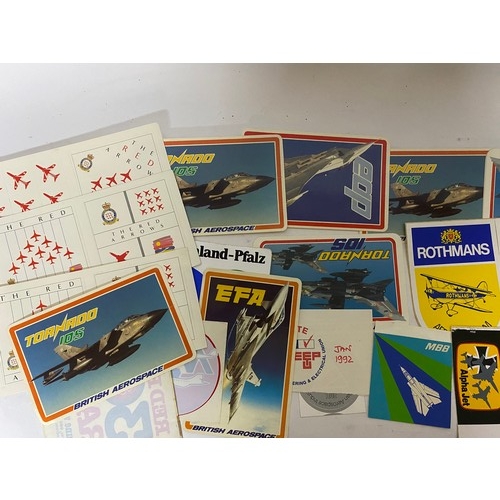 68 - Collection of RAF and British Aerospsce stickers