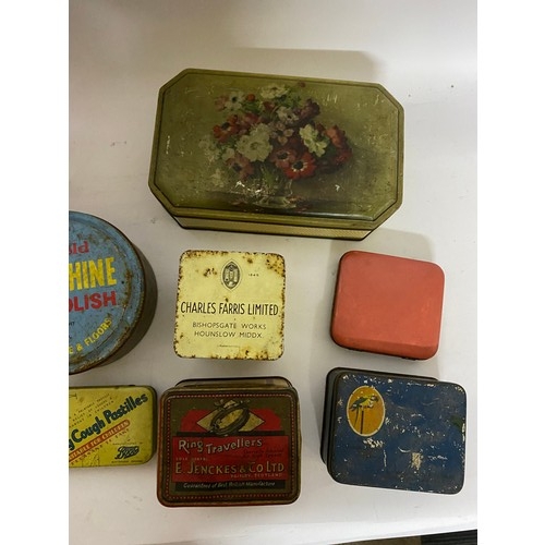 84 - Collection of old advertising tins