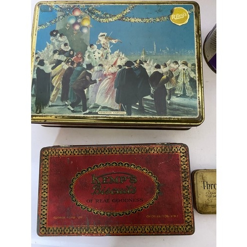 84 - Collection of old advertising tins