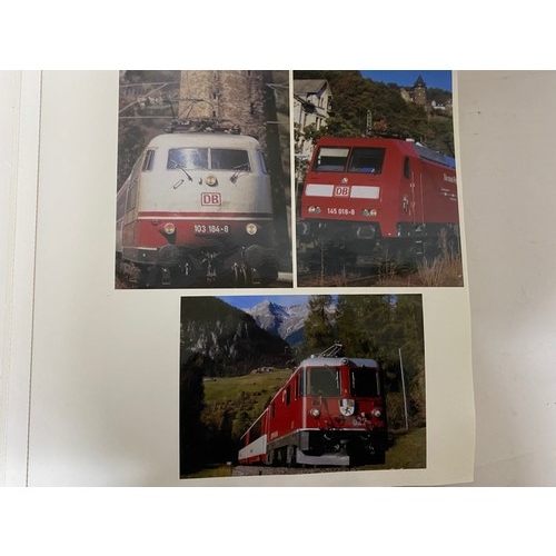 96 - Album of railway and train photo's