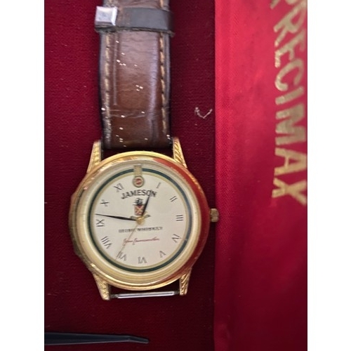 121 - Selection of Gents vintage Watches including a Jameson Irish Whisky Commemorative watch, a Citron, R... 