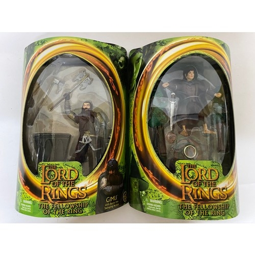 334 - ToyBiz Lord of the Rings, 15 x figures new and sealed on card from The Fellowship of the Ring 2001, ... 