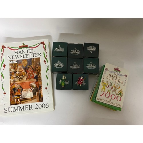 340 - 8 x Hantel jointed enamel miniatures (inc. Cinderella, Prince Charming, ugly sisters, fairy Godmothe... 