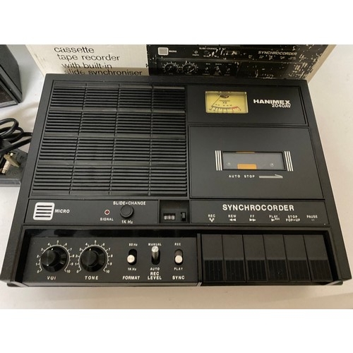 373 - A Roberts RC15 radio cassette and a Hanimex Synchrocorder model 2040 AV