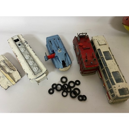 377 - Collection of Dinky Toys including Maximum Security vehicle, AEC tanker, Spectrum Pursuit vehicle, M... 