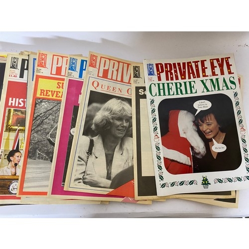 421 - Collection of 35 x Private Eye magazines from the 90's and 00's