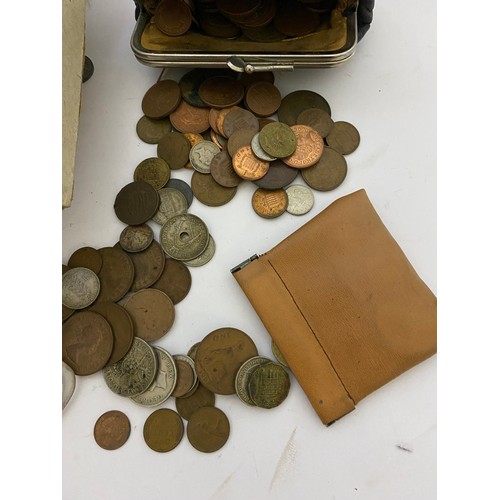 530 - Box of old coins