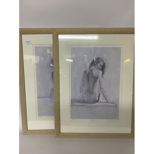 656 - 2 x limited edition Charles Willmott prints Deshabille I and II number 242/500