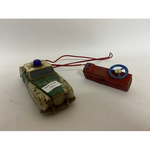 613 - Vintage remote control police car