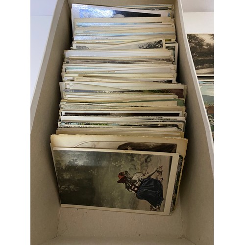 513 - Box of approximately 600 vintage postcards