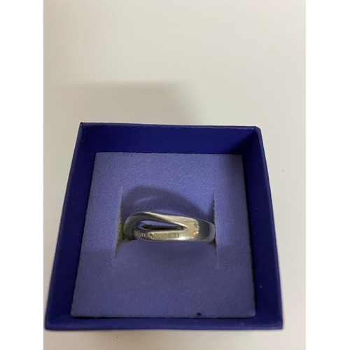 514 - Genuine Emporio Armani sterling silver ring size m