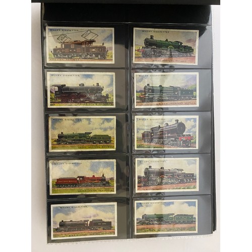 547 - 2 x albums of cigarette cards in official folders.