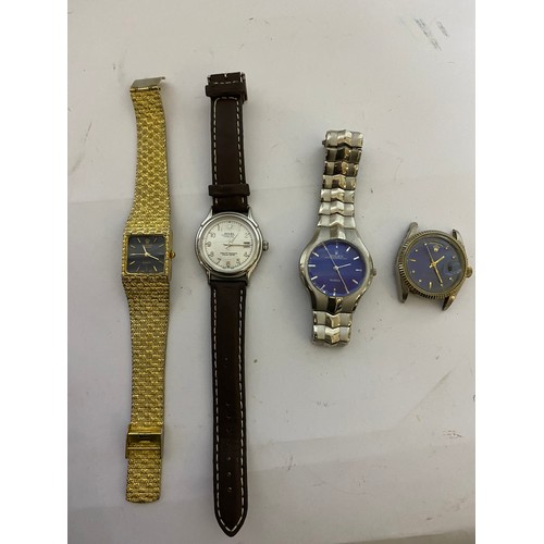674 - Selection of 4 x copy Rolex watches.