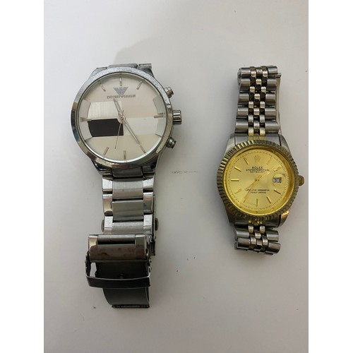 35 - Selection of watches from  Dolce & Gabbana, Adidas, Umbro, Armani, Rolex and others