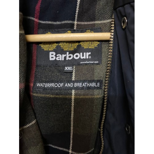 512 - Barbour waxed jacket size XXL childs