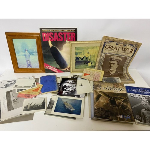 517 - Large collection of Military photo's and ephemera from WW1 and WW2