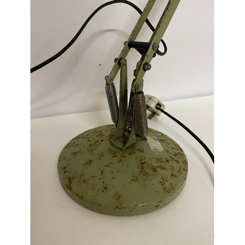 755 - 1960's green anglepoise lamp fully working