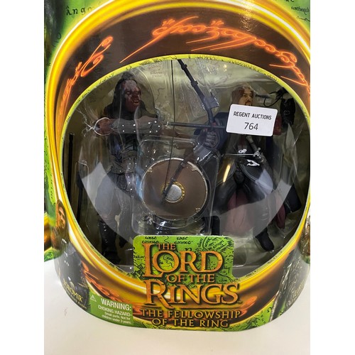 764 - 3 large packs of ToyBiz Lord of the Rings, made in 2001 Fellowship of the Ring. They include, Urak-H... 