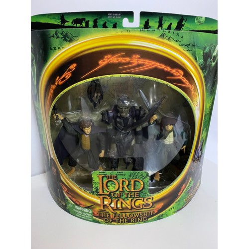 764 - 3 large packs of ToyBiz Lord of the Rings, made in 2001 Fellowship of the Ring. They include, Urak-H... 