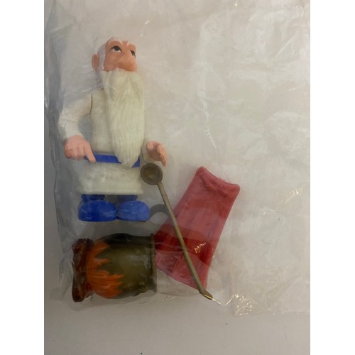 768 - Vintage Play Asterix, Getafix the Druid, boxed figure sealed in original packaging. Complete new con... 