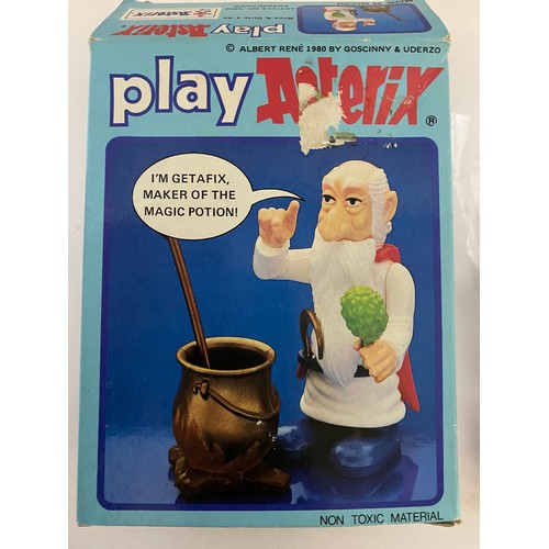 768 - Vintage Play Asterix, Getafix the Druid, boxed figure sealed in original packaging. Complete new con... 