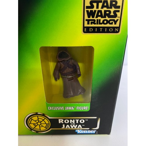 770 - Star Wars Power of the Force, Ronto with exclusive Jawa figure. Boxed new sealed condition from the ... 