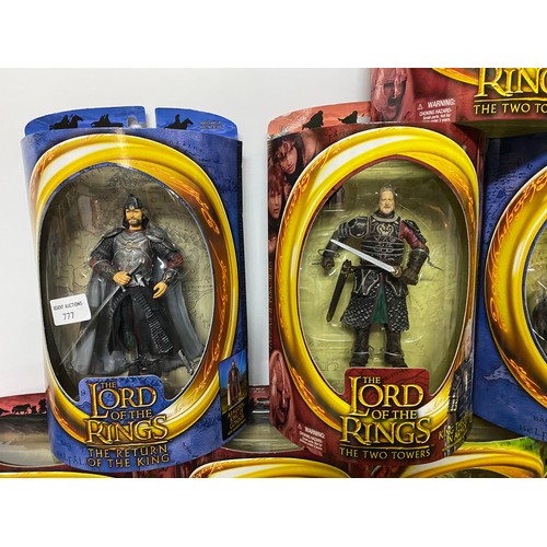 777 - 15 x Toy Biz Lord of the Rings new sealed condition and all different figures from Fellowship of the... 