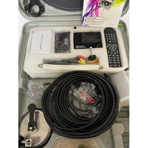 791 - Philex HD Portable satellite system for motorhome, caravan or boat. Never been used.