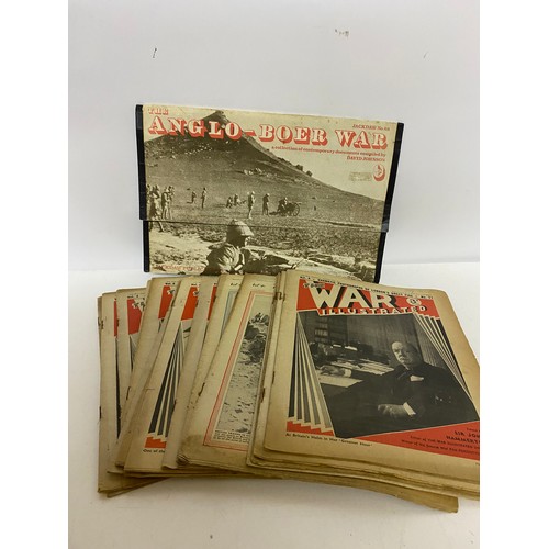 894 - Selection of 'The War Illustrated' magazines and 'The Anglo-Boer War' folder containing a collection... 