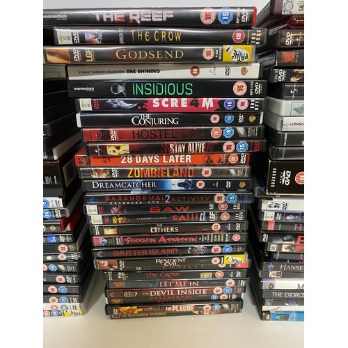 706 - Large selection of Horror DVD's