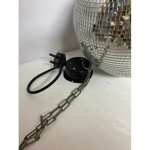 860 - Mirrored eletrical glitterball, untested