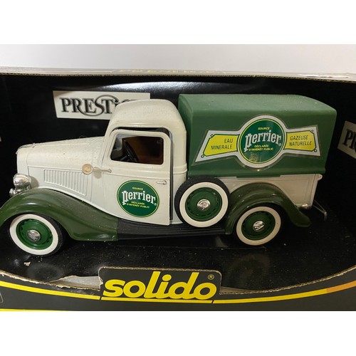 897 - Boxed Solido Prestige Perrier Van