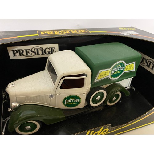 897 - Boxed Solido Prestige Perrier Van