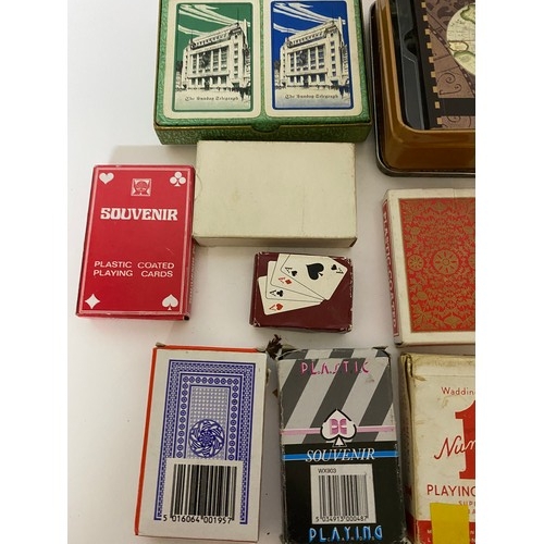 509 - Collection of vintage playing cards