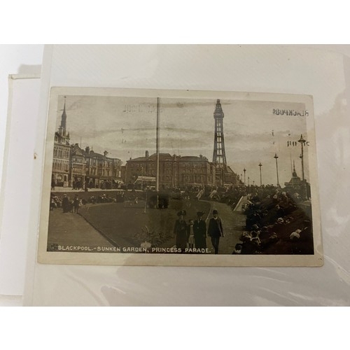 518 - Album of vintage Blackpool postcards