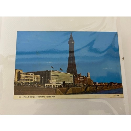 518 - Album of vintage Blackpool postcards