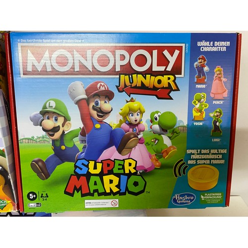 846 - Super Mario games bundle including Monopoly, Carrera racing set etc