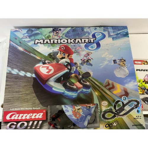 846 - Super Mario games bundle including Monopoly, Carrera racing set etc